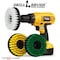 Drill Brush Power Scrubber By Useful Products 7 in W 5 in L Brush, Variety 5in-S-GWY-H-DB - alternate 2